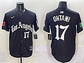 Men's Los Angeles Dodgers #17 Shohei Ohtani Black Mexico 2025 LA Gothic Style With Fernando Patch Vapor Premier Limited Stitched Jersey,baseball caps,new era cap wholesale,wholesale hats
